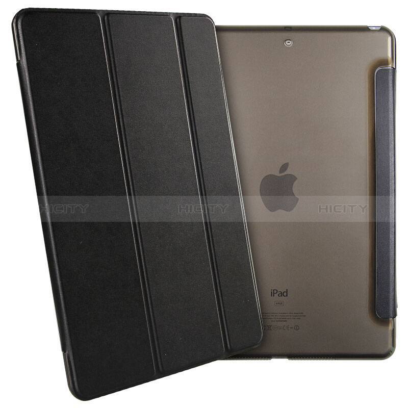 Cover Portafoglio In Pelle con Supporto per Apple New iPad 9.7 (2018) Nero