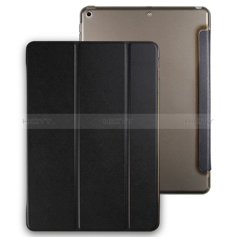 Cover Portafoglio In Pelle con Supporto per Apple New iPad 9.7 (2018) Nero