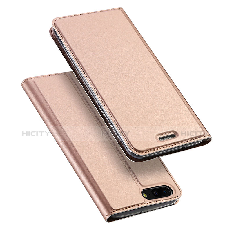 Cover Portafoglio In Pelle con Supporto per Asus Zenfone 4 ZE554KL Oro Rosa