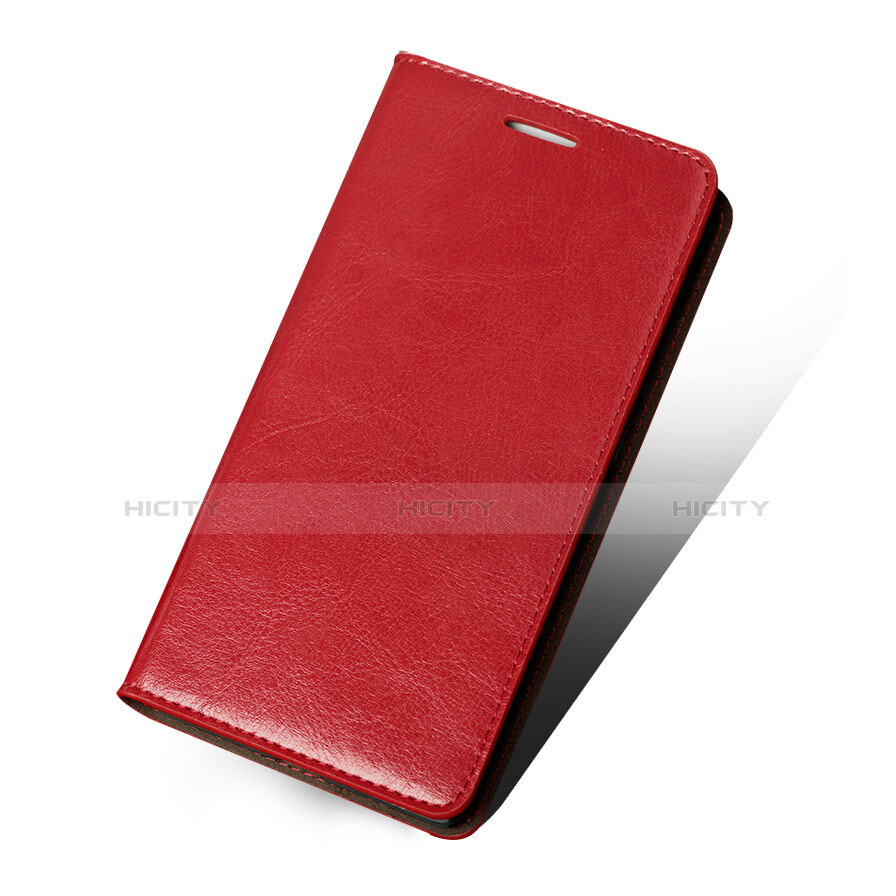 Cover Portafoglio In Pelle con Supporto per Huawei GR5 Rosso