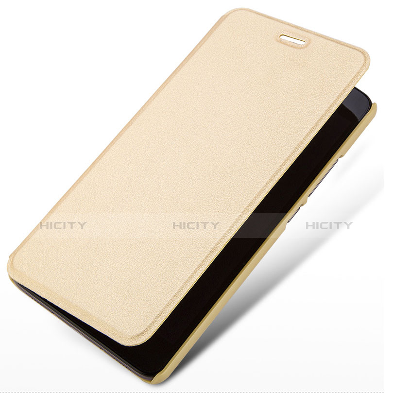 Cover Portafoglio In Pelle con Supporto per Huawei GT3 Oro