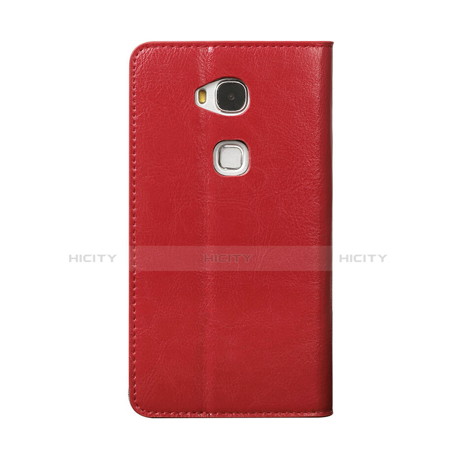 Cover Portafoglio In Pelle con Supporto per Huawei Honor Play 5X Rosso