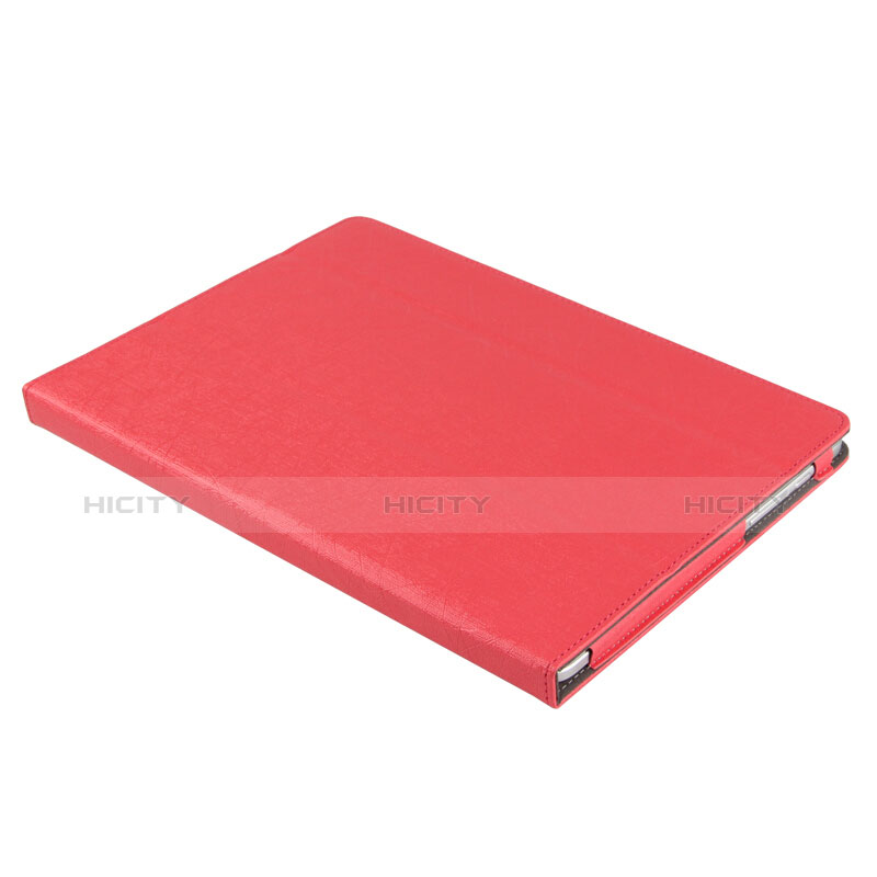 Cover Portafoglio In Pelle con Supporto per Huawei Matebook E 12 Rosso
