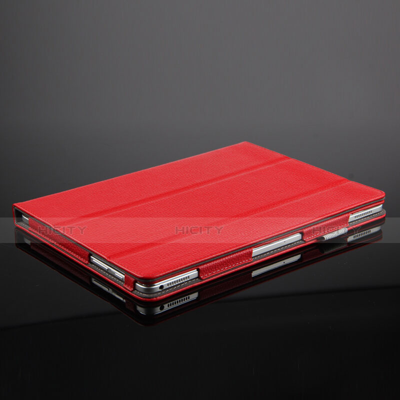 Cover Portafoglio In Pelle con Supporto per Huawei MediaPad M2 10.0 M2-A01 M2-A01W M2-A01L Rosso