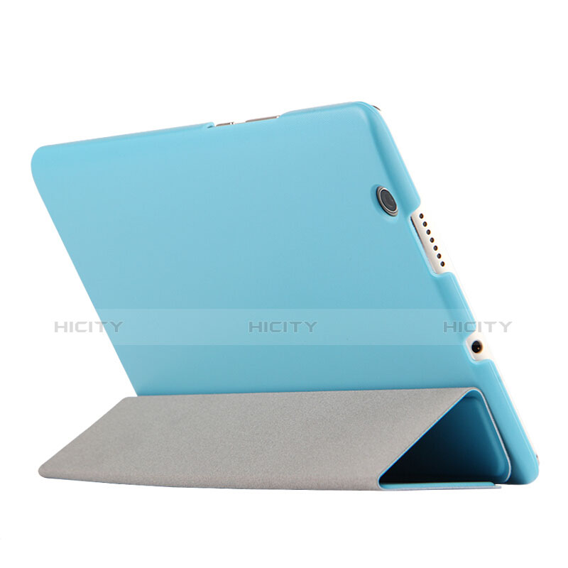 Cover Portafoglio In Pelle con Supporto per Huawei Mediapad M3 8.4 BTV-DL09 BTV-W09 Ciano