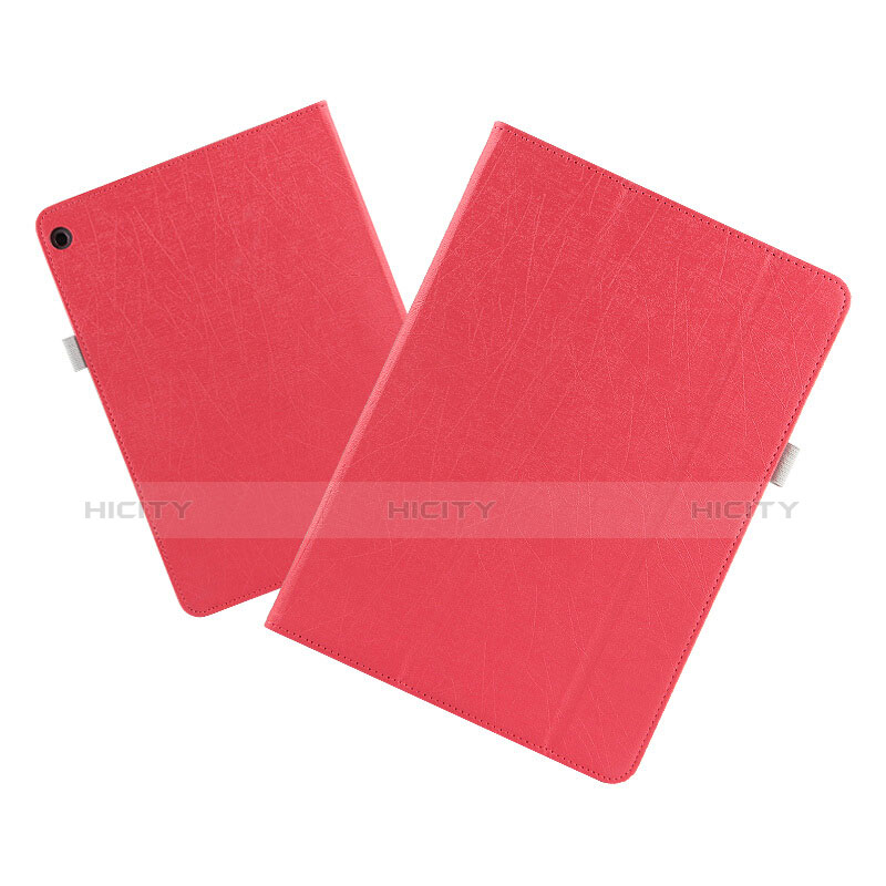 Cover Portafoglio In Pelle con Supporto per Huawei MediaPad M3 Lite 10.1 BAH-W09 Rosso