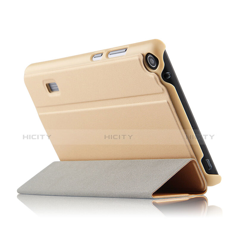 Cover Portafoglio In Pelle con Supporto per Huawei MediaPad T3 7.0 BG2-W09 BG2-WXX Oro