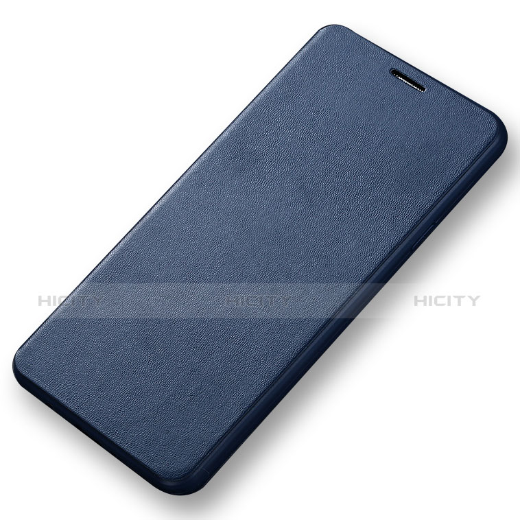 Cover Portafoglio In Pelle con Supporto per Samsung Galaxy A7 (2016) A7100 Blu
