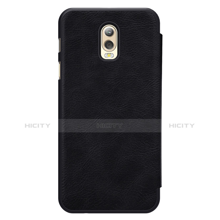 Cover Portafoglio In Pelle con Supporto per Samsung Galaxy C8 C710F Nero