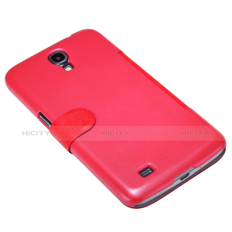 Cover Portafoglio In Pelle con Supporto per Samsung Galaxy Mega 6.3 i9200 i9205 Rosso