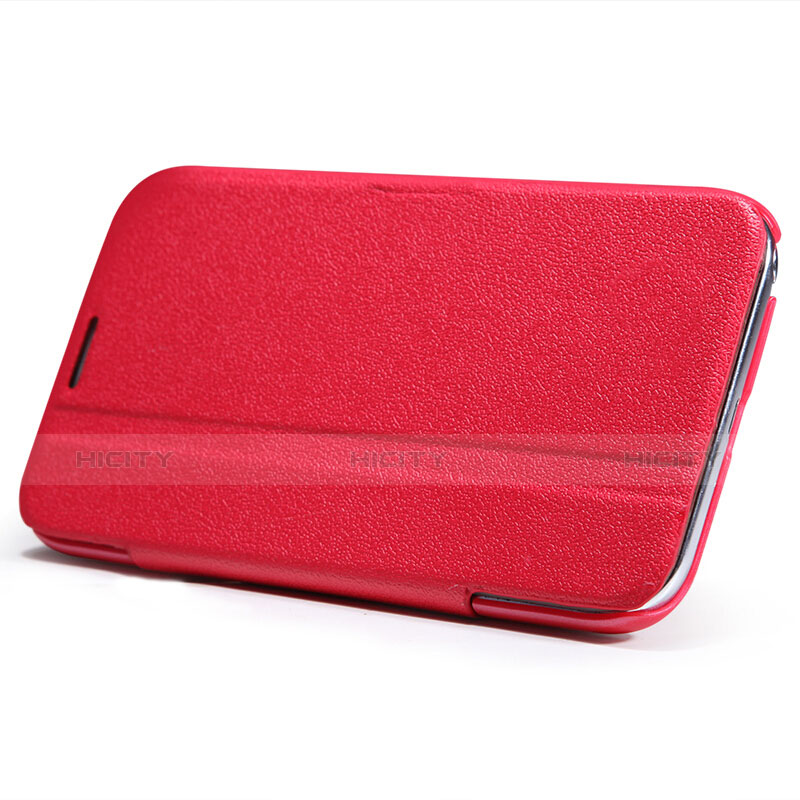 Cover Portafoglio In Pelle con Supporto per Samsung Galaxy Note 2 N7100 N7105 Rosso