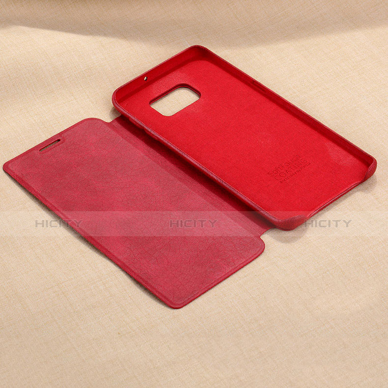 Cover Portafoglio In Pelle con Supporto per Samsung Galaxy S6 Edge+ Plus SM-G928F Rosso