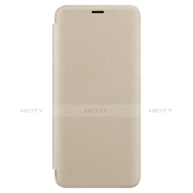 Cover Portafoglio In Pelle con Supporto per Samsung Galaxy S9 Plus Oro