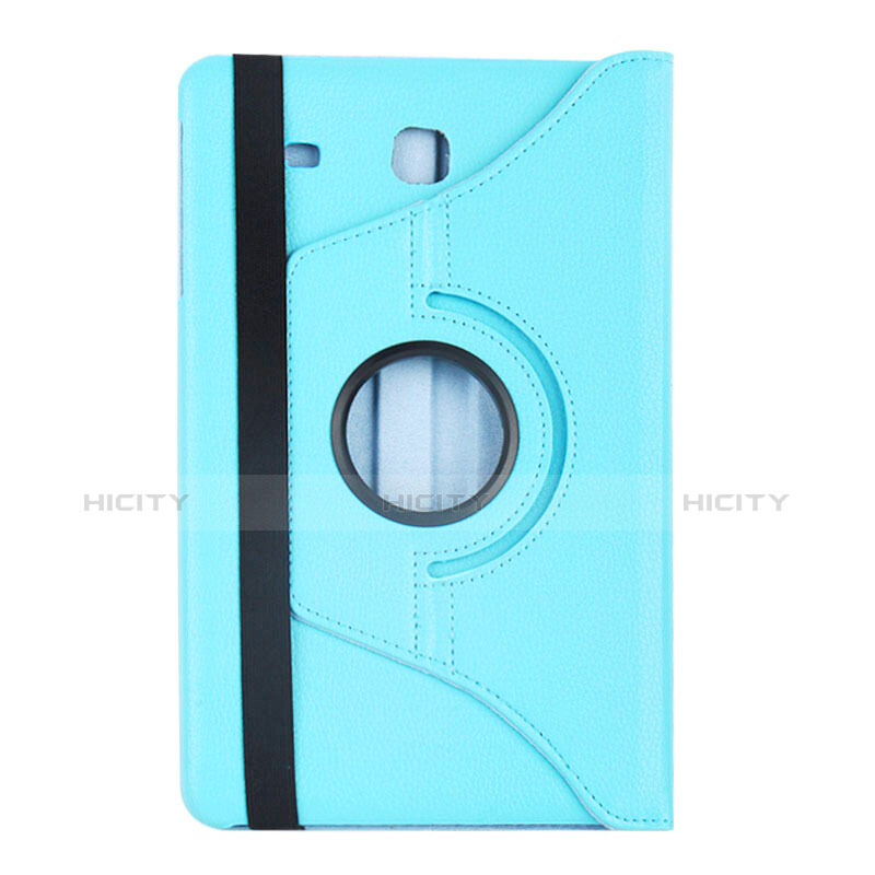 Cover Portafoglio In Pelle con Supporto per Samsung Galaxy Tab E 9.6 T560 T561 Blu