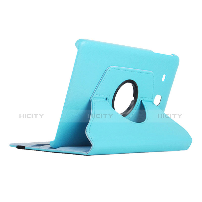 Cover Portafoglio In Pelle con Supporto per Samsung Galaxy Tab E 9.6 T560 T561 Blu