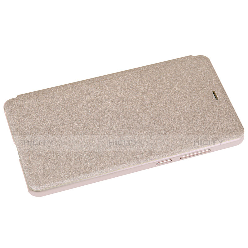 Cover Portafoglio In Pelle con Supporto per Xiaomi Mi 4S Oro