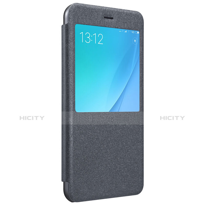 Cover Portafoglio In Pelle con Supporto per Xiaomi Mi 5X Nero