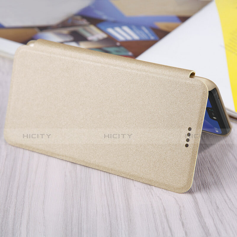 Cover Portafoglio In Pelle con Supporto per Xiaomi Mi 8 Lite Oro