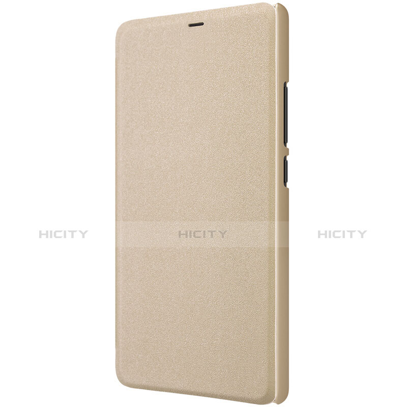 Cover Portafoglio In Pelle con Supporto per Xiaomi Mi 8 SE Oro