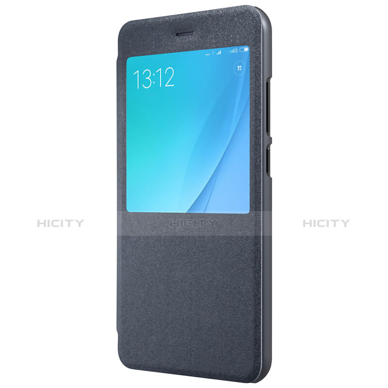 Cover Portafoglio In Pelle con Supporto per Xiaomi Mi A1 Nero