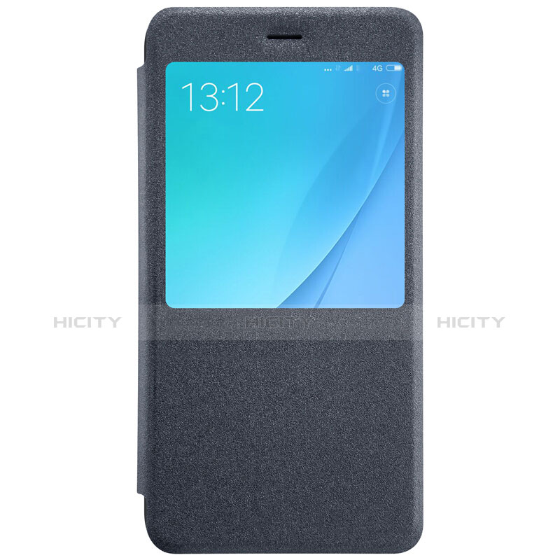 Cover Portafoglio In Pelle con Supporto per Xiaomi Mi A1 Nero