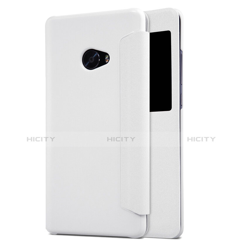 Cover Portafoglio In Pelle con Supporto per Xiaomi Mi Note 2 Bianco