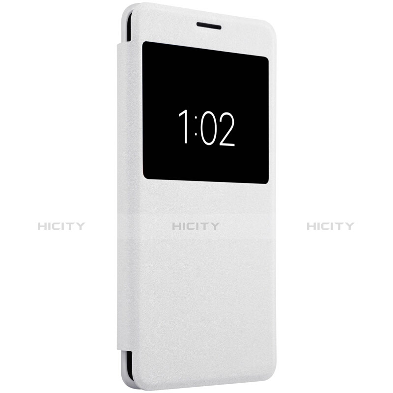 Cover Portafoglio In Pelle con Supporto per Xiaomi Mi Note 2 Bianco