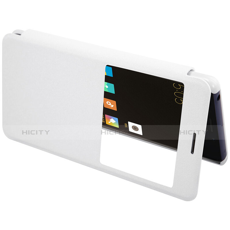 Cover Portafoglio In Pelle con Supporto per Xiaomi Mi Note 2 Bianco