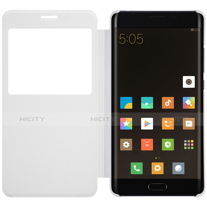 Cover Portafoglio In Pelle con Supporto per Xiaomi Mi Note 2 Bianco