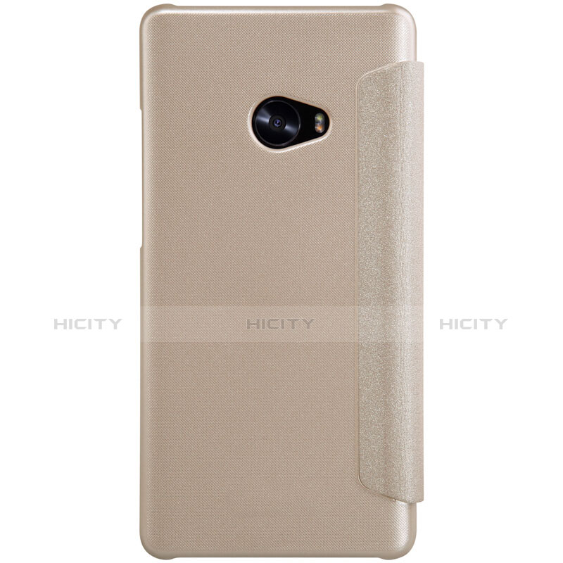 Cover Portafoglio In Pelle con Supporto per Xiaomi Mi Note 2 Oro