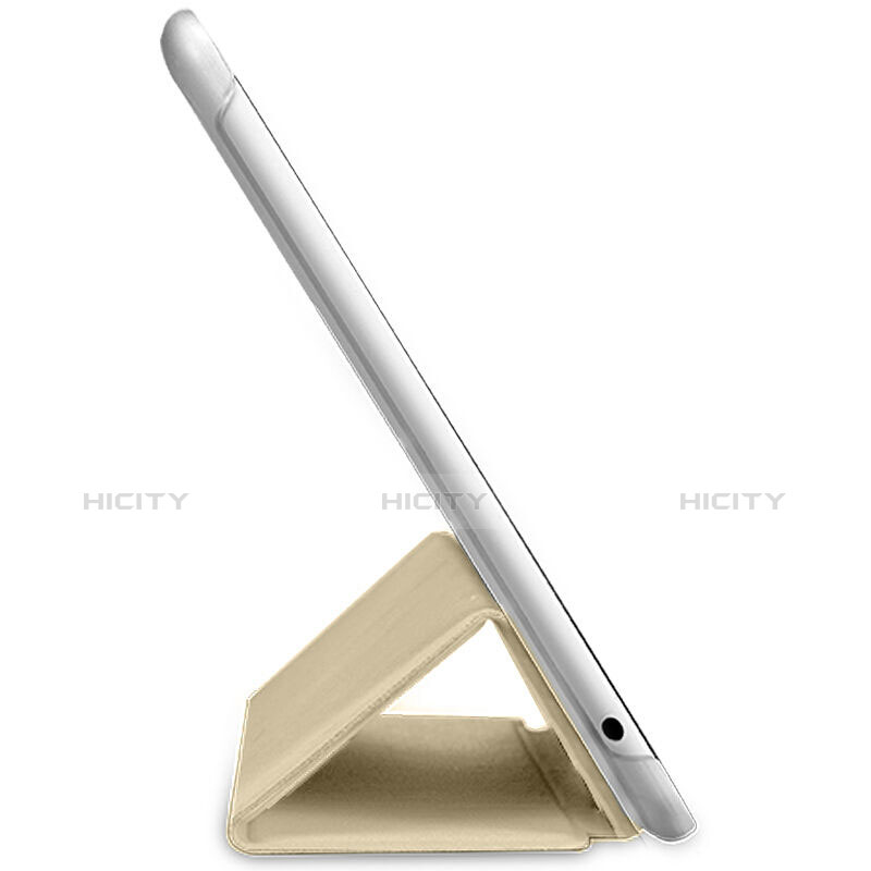 Cover Portafoglio In Pelle con Supporto per Xiaomi Mi Pad 3 Oro