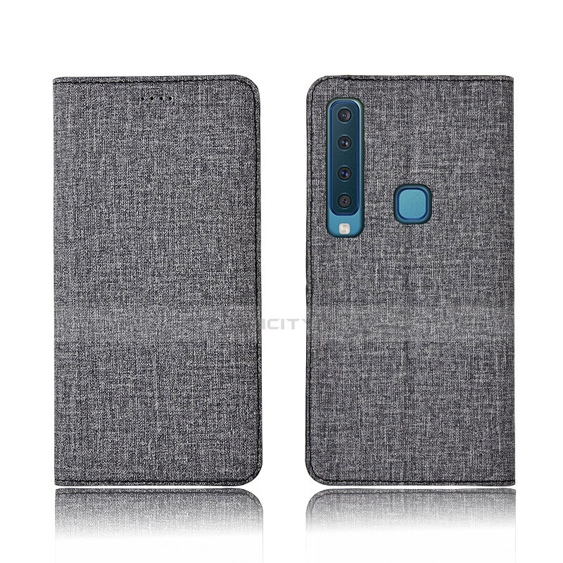 Cover Portafoglio In Pelle Cover con Supporto per Samsung Galaxy A9s Grigio