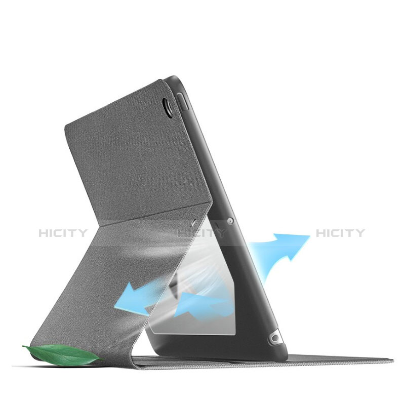 Cover Portafoglio In stoffa con Supporto per Apple iPad New Air (2019) 10.5 Grigio