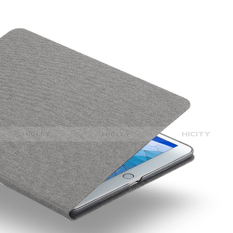 Cover Portafoglio In stoffa con Supporto per Apple iPad New Air (2019) 10.5 Grigio