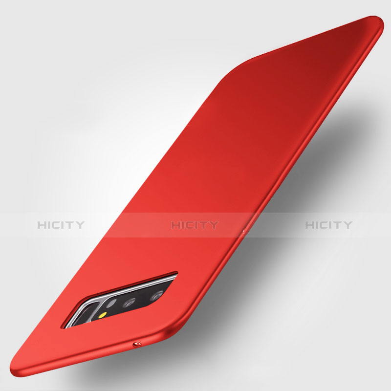 Cover Silicone Morbida Lucido per Samsung Galaxy Note 8 Rosso