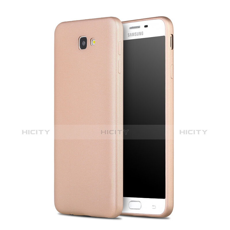 Cover Silicone Morbida Lucido per Samsung Galaxy On7 (2016) G6100 Oro