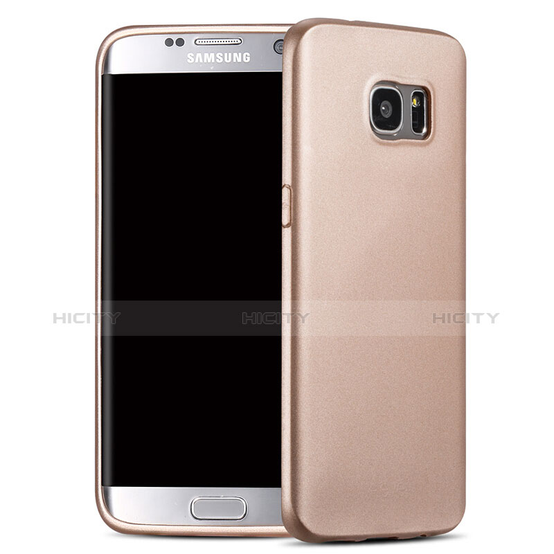 Cover Silicone Morbida Lucido per Samsung Galaxy S7 Edge G935F Oro