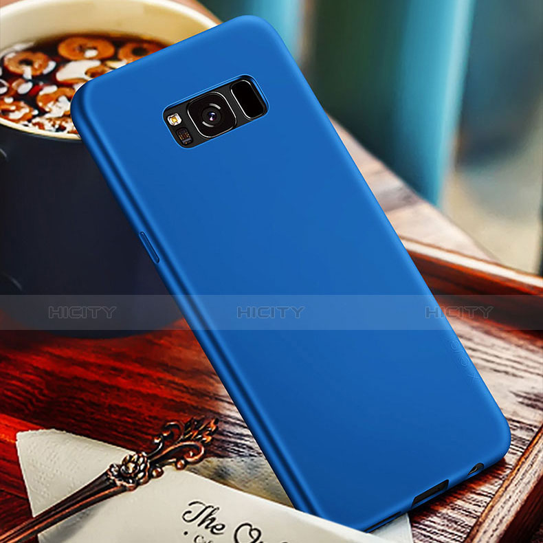 Cover Silicone Morbida Lucido per Samsung Galaxy S8 Blu