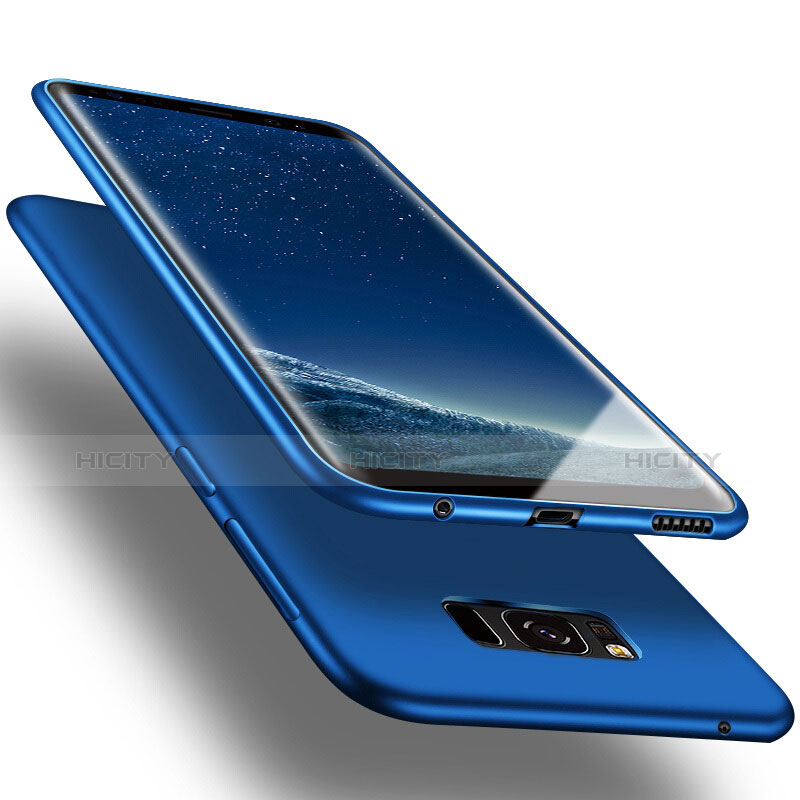 Cover Silicone Morbida Lucido per Samsung Galaxy S8 Plus Blu