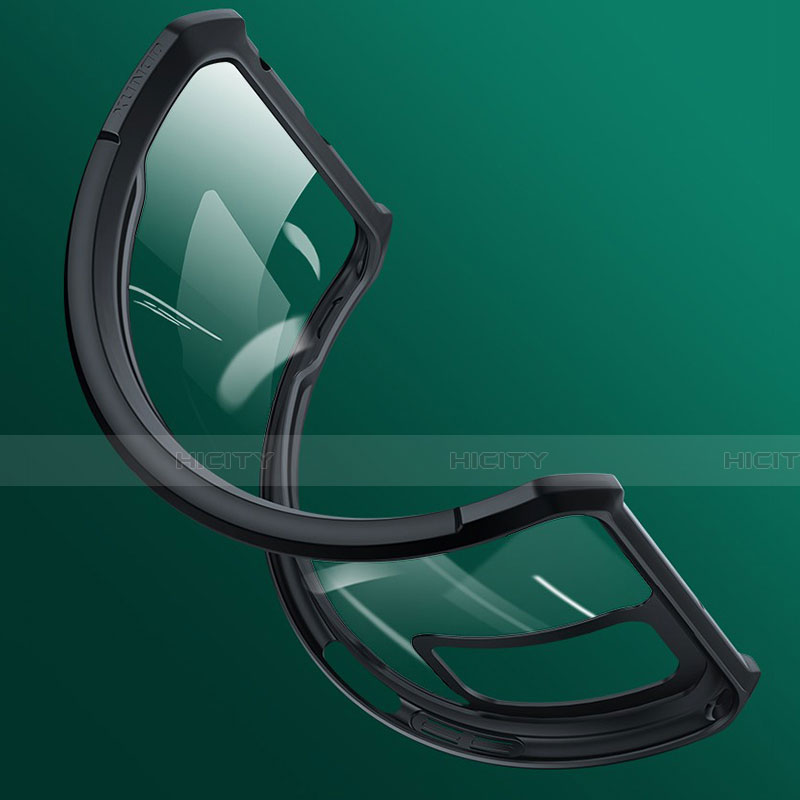 Cover Silicone Trasparente Specchio Laterale per Huawei Honor 30S Nero