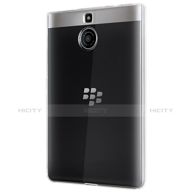 Cover Silicone Trasparente Ultra Slim Morbida per Blackberry Passport Silver Edition Chiaro