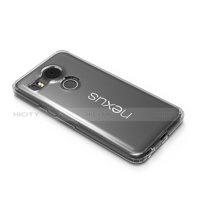 Cover Silicone Trasparente Ultra Slim Morbida per Google Nexus 5X Chiaro