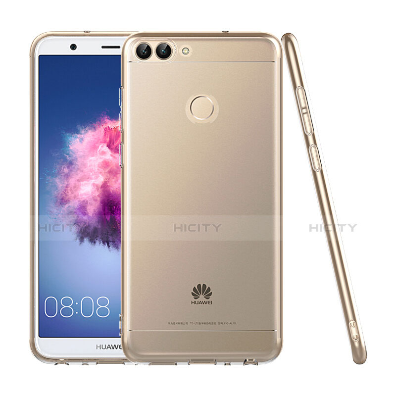 Cover Silicone Trasparente Ultra Slim Morbida per Huawei Enjoy 7S Chiaro