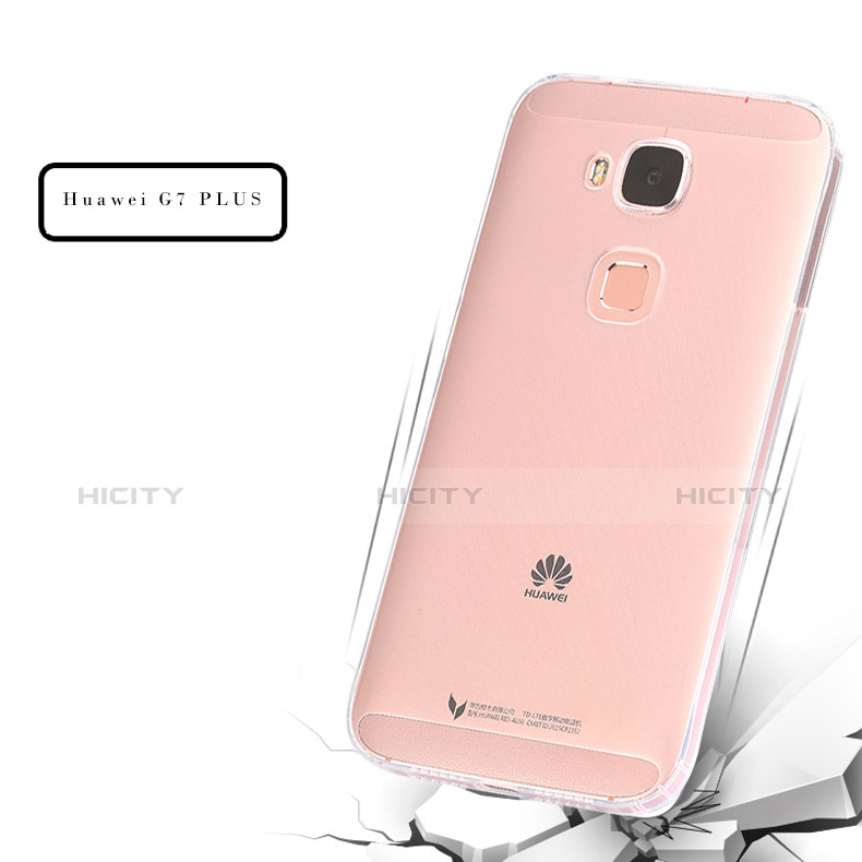 Cover Silicone Trasparente Ultra Slim Morbida per Huawei G8 Chiaro