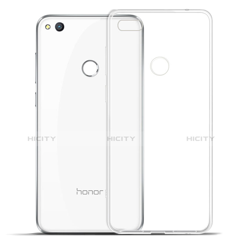 Cover Silicone Trasparente Ultra Slim Morbida per Huawei Honor 8 Lite Chiaro