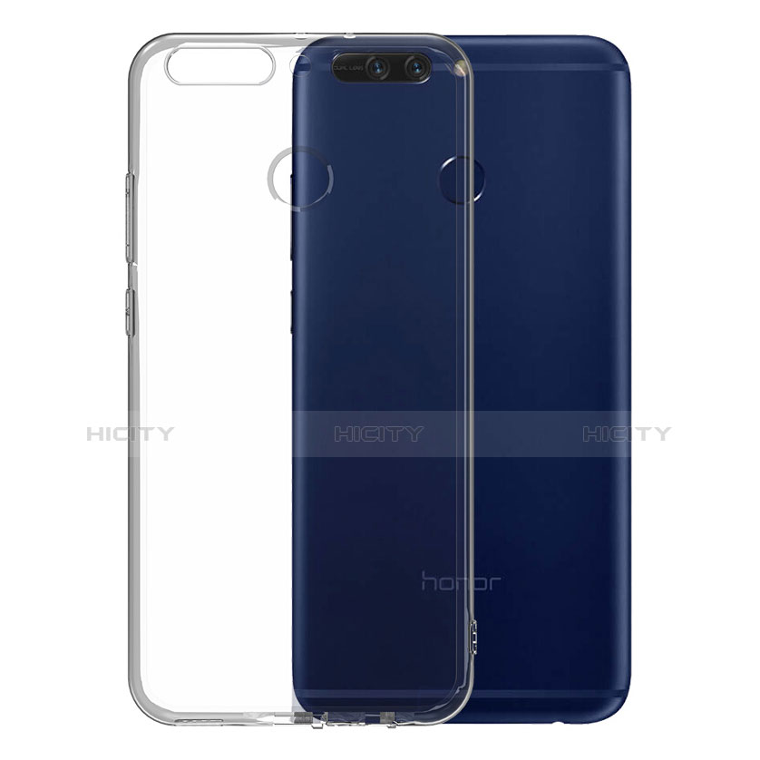 Cover Silicone Trasparente Ultra Slim Morbida per Huawei Honor V9 Chiaro