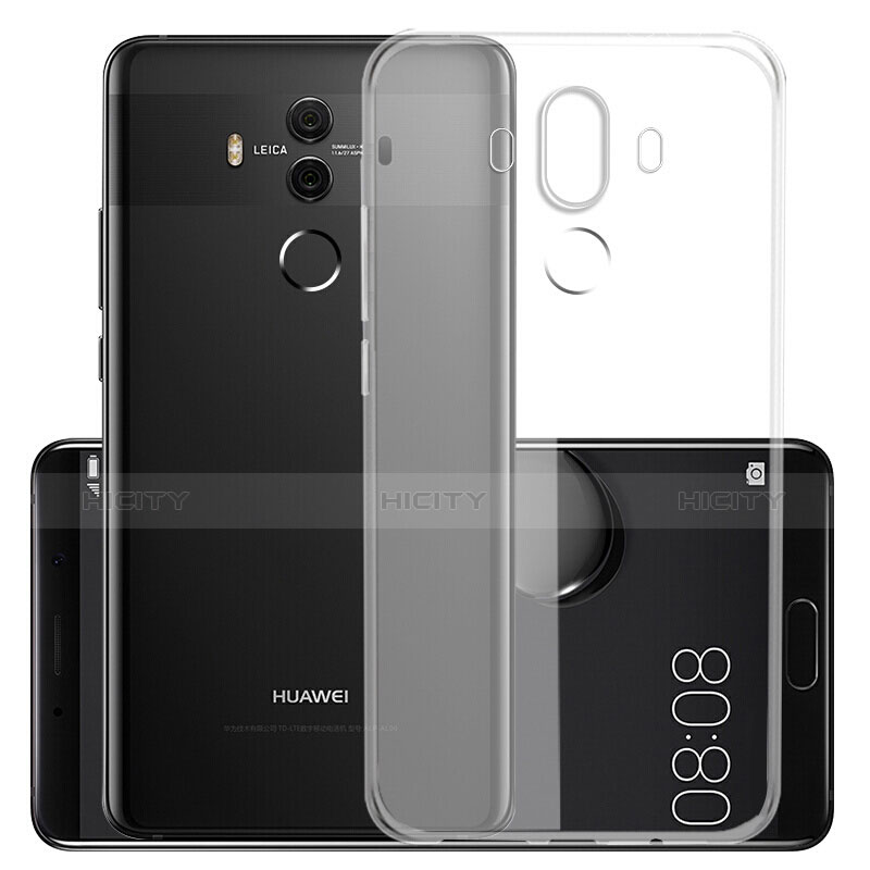 Cover Silicone Trasparente Ultra Slim Morbida per Huawei Mate 10 Pro Chiaro