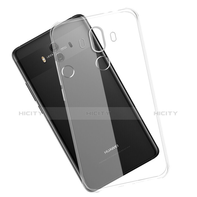 Cover Silicone Trasparente Ultra Slim Morbida per Huawei Mate 10 Pro Chiaro