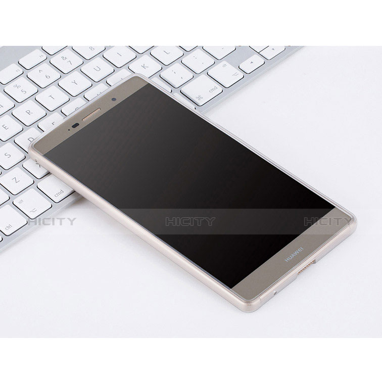 Cover Silicone Trasparente Ultra Slim Morbida per Huawei P8 Max Bianco