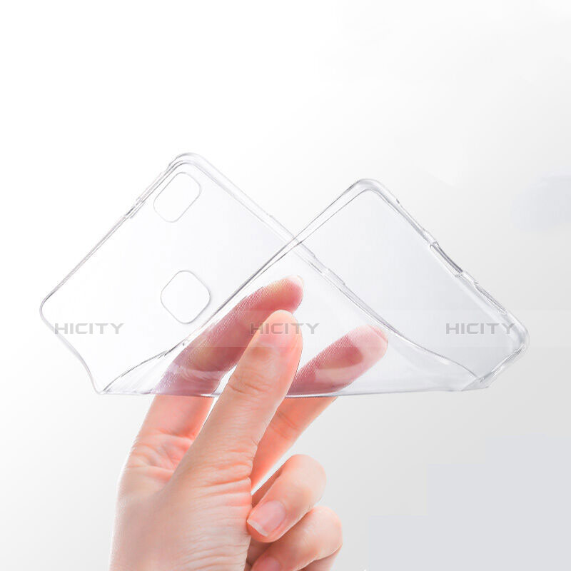 Cover Silicone Trasparente Ultra Slim Morbida per Huawei P9 Lite Chiaro